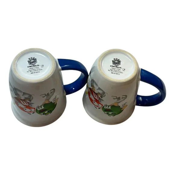 M&M's World Mugs Lot 2 Ceramic Advertising Characters Mars Chocolate  Co Coffee - Picture 8 of 11